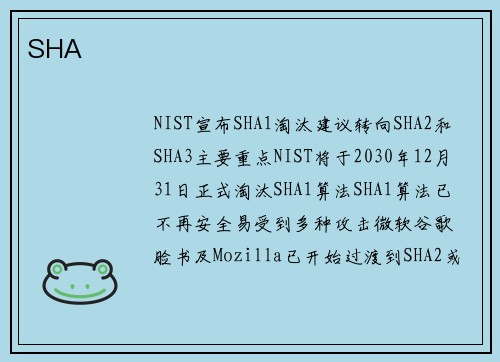 SHA